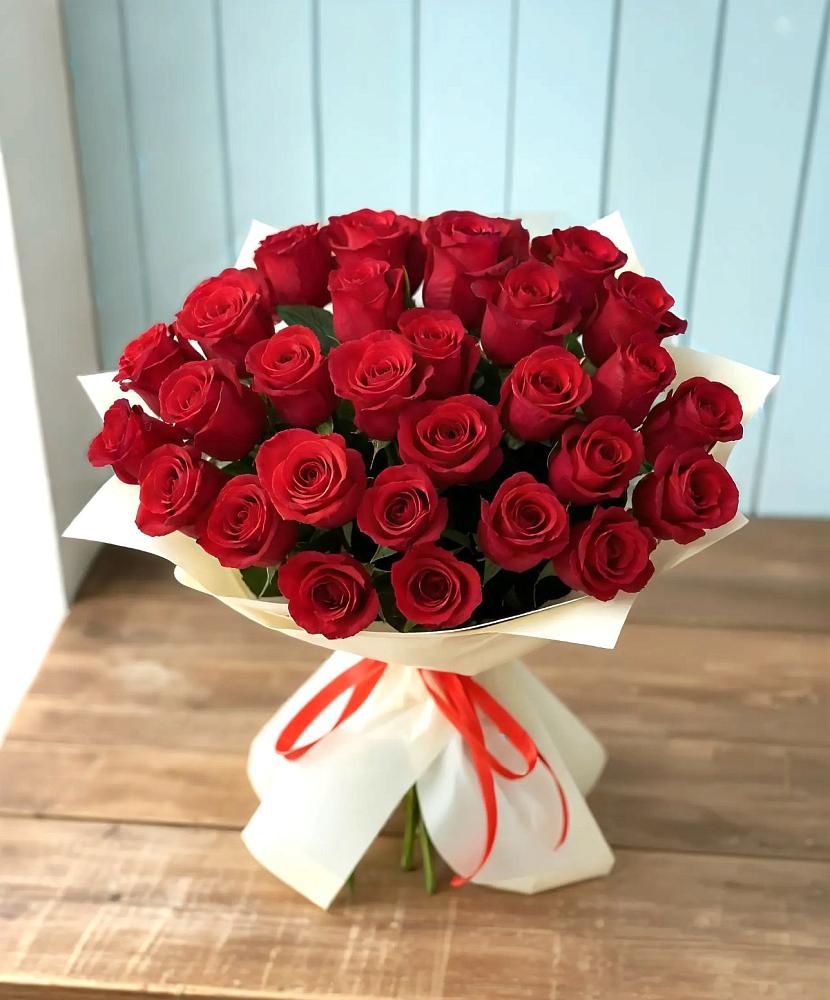 Букет 29 Красных роз в Махмуде-Мектебе