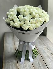 Букет 35 Белых роз в Махмуде-Мектебе