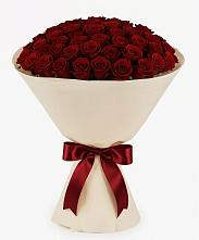 Букет 101 Бордовая роза Блэк Бакарра в Махмуде-Мектебе