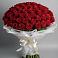 Букет 101 Красная роза Блэк Мэджик в Махмуде-Мектебе