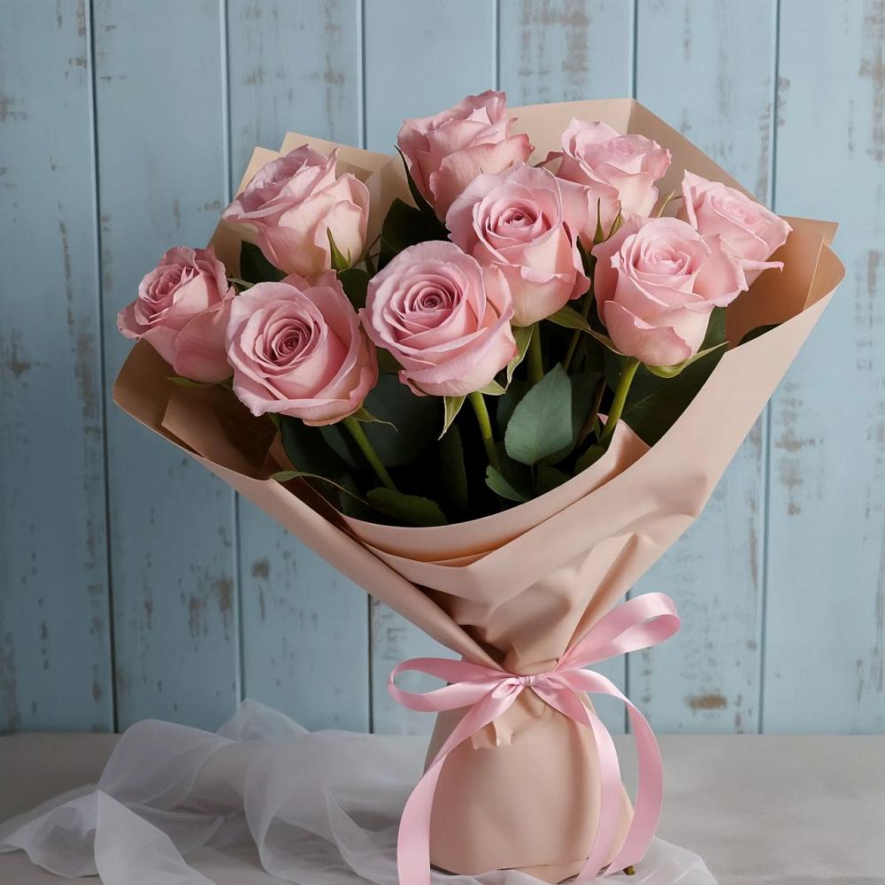 Букет цветов из: Розы в Махмуде-Мектебе