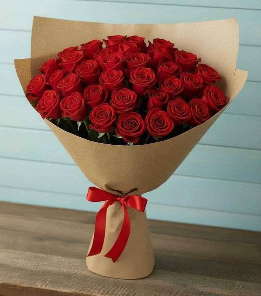 Букет Красные розы Милано в Махмуде-Мектебе