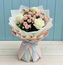 Букет цветов из:  Розы в Махмуде-Мектебе