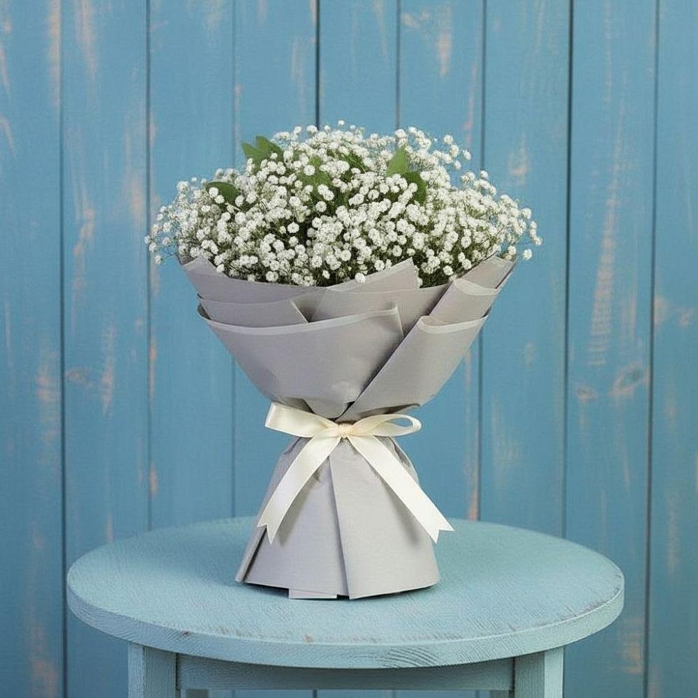 Букет цветов из: Гипсофила в Махмуде-Мектебе