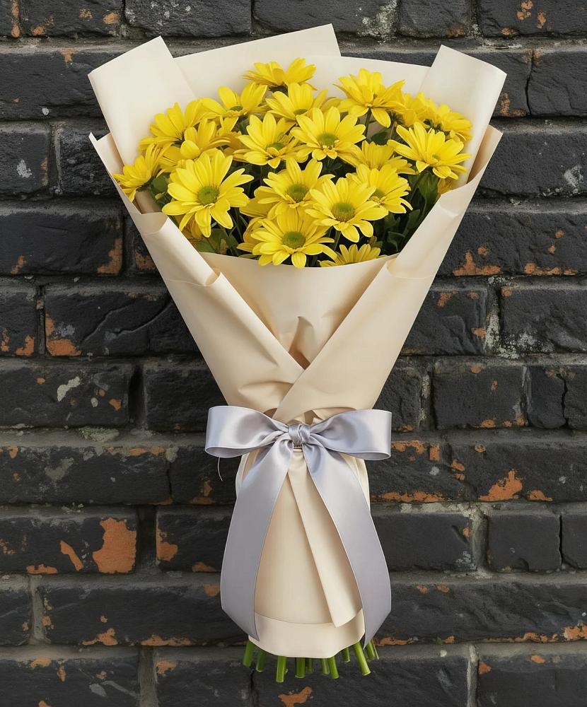 Букет цветов из: Хризантемы в Махмуде-Мектебе